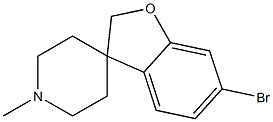 6-broMo-1'-Methyl-2H-spiro[benzofuran-3,4'-piperidine] Structure