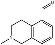 2-Methyl-1,2,3,4-tetrahydroisoquinoline-5-carbaldehyde Structure