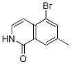 5-BROMO-7-METHYL-1,2-DIHYDROISOQUINOLIN-1-ONE,1268521-92-1,结构式