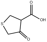 3-Thiophenecarboxylicacid,tetrahydro-4-oxo-(9CI) 结构式