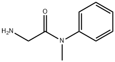 2-アミノ-N-メチル-N-フェニルアセトアミド 化学構造式
