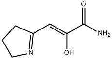 (Z)-3-(3,4-Dihydro-2H-pyrrole-5-yl)-2-hydroxypropenamide Structure
