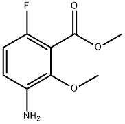 2-氨基-6-氟-2-甲氧基苯甲酸甲酯 结构式