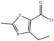 5-Thiazolecarbonylchloride,4-ethyl-2-methyl-(9CI) Struktur