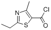 5-Thiazolecarbonylchloride,2-ethyl-4-methyl-(9CI) Structure