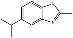 Benzoxazole, 2-methyl-5-(1-methylethyl)- (9CI) Struktur