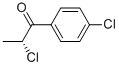 1-Propanone, 2-chloro-1-(4-chlorophenyl)-, (R)- (9CI) 结构式