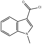 1H-Indole-3-carbonylchloride,1-methyl-(9CI) Struktur