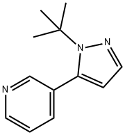 3-(1-tert-butyl-1H-pyrazol-5-yl)pyridine Structure