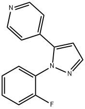 4-(1-(2-fluorophenyl)-1H-pyrazol-5-yl)pyridine Struktur