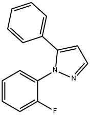 1-(2-fluorophenyl)-5-phenyl-1H-pyrazole Structure
