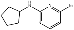 (4-溴嘧啶-2-基)环戊胺,1269291-43-1,结构式