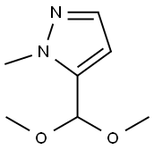 5-(diMethoxyMethyl)-1-Methyl-1H-pyrazole Struktur