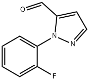 1-(2-fluorophenyl)-1H-pyrazole-5-carbaldehyde 化学構造式