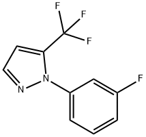 1 - (3 -氟苯基)-5 - (三氟甲基)- 1H -吡唑, 1269292-21-8, 结构式