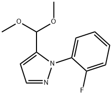 5-二甲氧基甲基-1-(2-氟苯基)-1H-吡唑, 1269292-46-7, 结构式