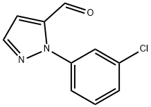 1 - (3 -氯苯基)- 5 -甲醛- 1H -吡唑,1269293-21-1,结构式
