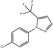 1 - (4 -氯苯基)-5 - (三氟甲基)- 1H -吡唑,1269293-56-2,结构式