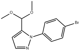 1269293-69-7 1 - (4 -溴苯基)-5 - 二甲氧基甲基- 1H -吡唑