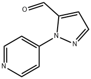 1 - (4-吡啶基)- 5 -甲醛- 1H -吡唑, 1269293-85-7, 结构式