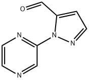 1 - (2-吡嗪基)- 5 -甲醛- 1H -吡唑, 1269293-86-8, 结构式