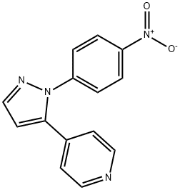 4 - (1 - (4 -硝基苯基)-1H -5-吡唑基)吡啶, 1269293-94-8, 结构式