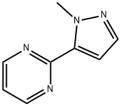 2-(1-Methyl-1H-pyrazol-5-yl)pyriMidine 化学構造式