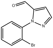 1 - (2 -溴苯基)- 5 -甲醛- 1H -吡唑,1269294-19-0,结构式