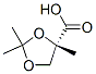 1,3-Dioxolane-4-carboxylicacid,2,2,4-trimethyl-,(S)-(9CI) Structure