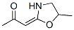 2-Propanone, 1-(5-methyl-2-oxazolidinylidene)-, (E)- (9CI) 结构式
