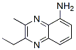 5-Quinoxalinamine,2-ethyl-3-methyl-(9CI) Structure