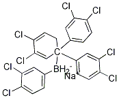 Borate(1-), tetrakis(3,4-dichlorophenyl)-, sodiuM(1:1) 化学構造式