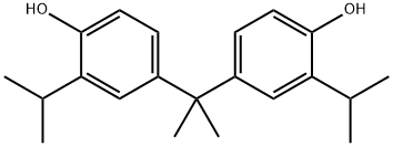 2,2-ビス(4-ヒドロキシ-3-イソプロピルフェニル)プロパン 化学構造式