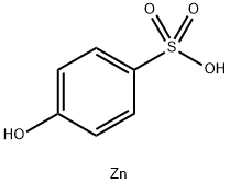 ビス(4-ヒドロキシベンゼンスルホン酸)亜鉛 化学構造式