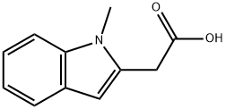 (1-methyl-1H-indol-2-yl)acetic acid,127019-98-1,结构式