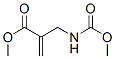 2-Propenoic  acid,  2-[[(methoxycarbonyl)amino]methyl]-,  methyl  ester Structure