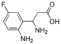 3-AMino-3-(2-aMino-5-fluoro-phenyl)-propionic acid Structure
