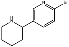 2-broMo-5-(piperidin-2-yl)pyridine 化学構造式