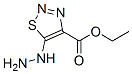 1,2,3-Thiadiazole-4-carboxylicacid,5-hydrazino-,ethylester(9CI) 结构式