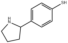 4-(2-Pyrrolidinyl)benzenethiol Struktur