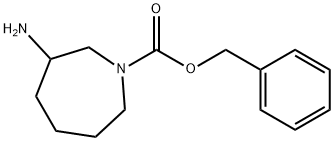 1H-Azepine-1-carboxylic acid, 3-aMinohexahydro-, phenylMethyl ester Structure