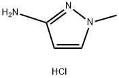 3-AMINO-1-METHYLPYRAZOLE HYDROCHLORIDE, 127107-29-3, 结构式