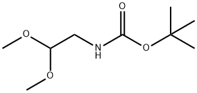 叔丁基2-氧代乙基氨基甲酸酯二甲氧基乙烷, 127119-09-9, 结构式
