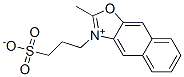 2-Methyl-3-(3-sulfopropyl)-naphth[2,3-d]oxazolium inner salt Structure