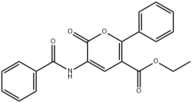 127143-18-4 3-苯甲酰胺基-2-氧代-6-苯基-2H-吡喃-5-羧酸乙酯
