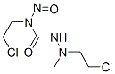 1-methyl-1-(2-chloroethyl)-4-nitroso-4-(2-chloroethyl)semicarbazide 化学構造式