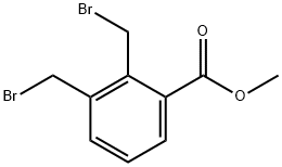 Methyl 2,3-bis(broMoMethyl)benzoate 化学構造式