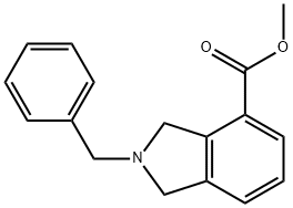 METHYL 2-BENZYLISOINDOLINE-4-CARBOXYLATE 化学構造式