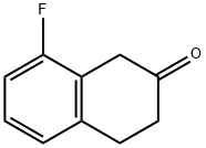 8-氟-Β-四氢萘酮 结构式