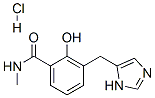 2-hydroxy-3-(3H-imidazol-4-ylmethyl)-N-methyl-benzamide hydrochloride Structure